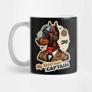 Pilot Doberman Mug